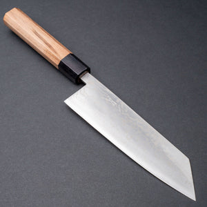 Hitohira Harima Forged Blue 2 Nickel Damascus Bunka Walnut Handle - Tetogi