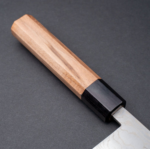 Hitohira Harima Forged Blue 2 Nickel Damascus Bunka Walnut Handle - Tetogi