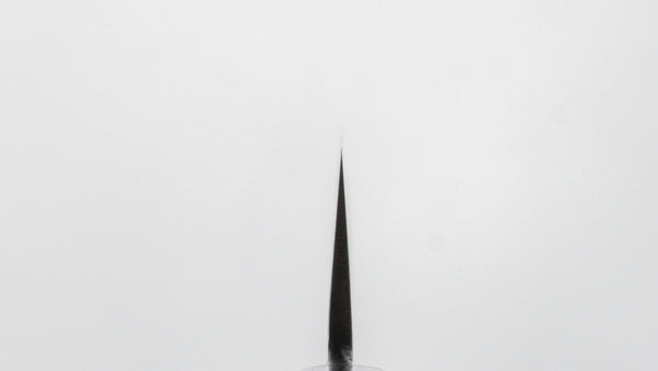 Hitohira HG Tsuchime Damascus Sujihiki 240mm Imitation Mahogany Handle - Tetogi