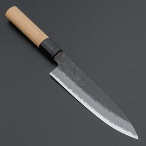 Hitohira Hinode Nashiji White #2 Petty 150mm Ho Wood Handle (Oval) - Tetogi