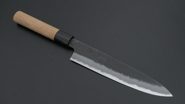 Hitohira Hinode Nashiji White #2 Petty 195mm Ho Wood Handle (Oval) - Tetogi