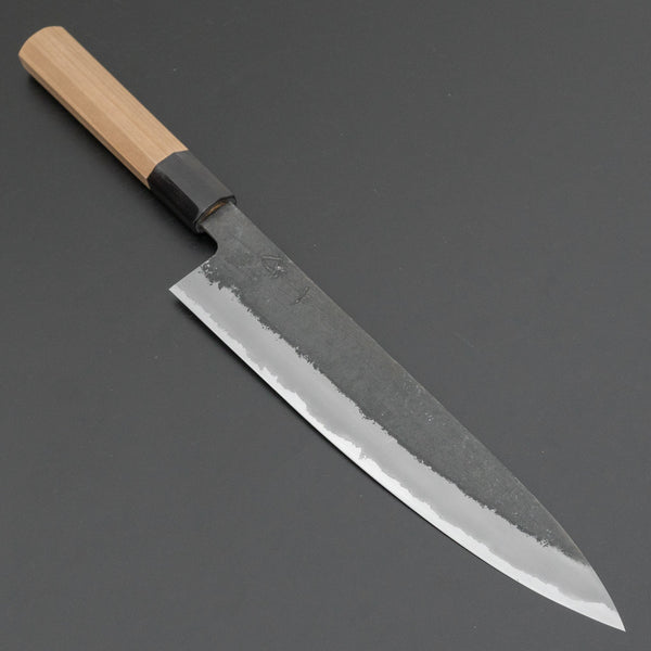 Hitohira Hinode Nashiji White #2 Stainless Clad Gyuto 240mm Ho Wood Handle - Tetogi