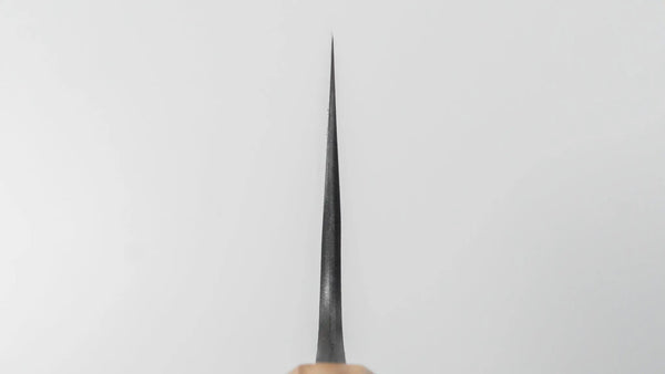 Hitohira Hinode Nashiji White 2 Stainless Clad Hakata 180mm Wenge Handle - Tetogi