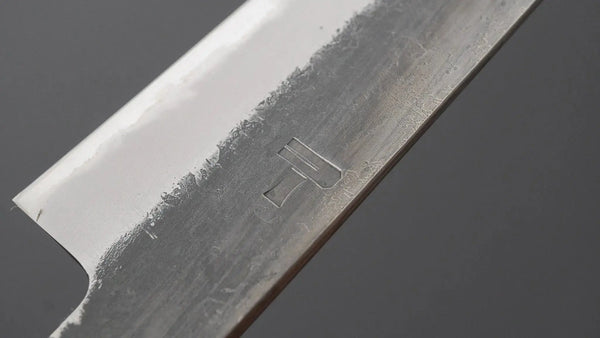 Hitohira Hinode Nashiji White 2 Stainless Clad Sujihiki 240mm Wenge Handle - Tetogi