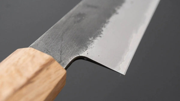 Hitohira Hinode Nashiji White 2 Stainless Clad Sujihiki 240mm Wenge Handle - Tetogi