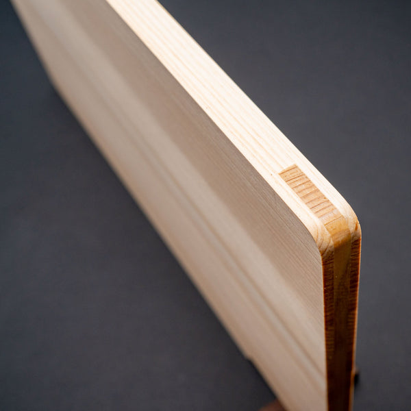 Hitohira Hinoki Thin Cutting Board with Stand (Large) - Tetogi