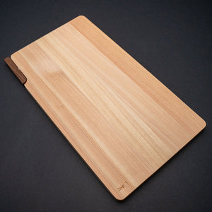 Hitohira Hinoki Thin Cutting Board with Stand (Medium) - Tetogi