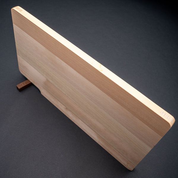 Hitohira Hinoki Thin Cutting Board with Stand (Medium) - Tetogi