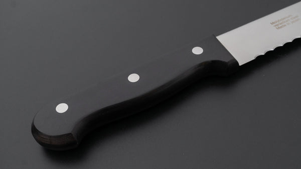 Hitohira Hiragana Bread Knife 360mm Pakka Handle - Tetogi