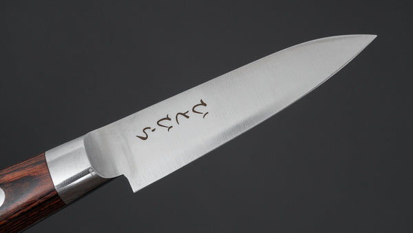 Hitohira Hiragana Paring 80mm Imitation Mahogany Handle - Tetogi