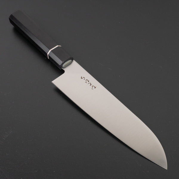 Hitohira Hiragana WS Santoku 185mm Pakka Handle - Tetogi