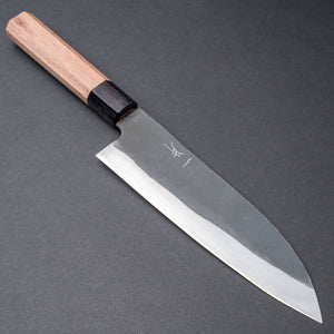 Hitohira Hizen Kurouchi Blue 1 Gyuto 180mm Walnut Handle - Tetogi