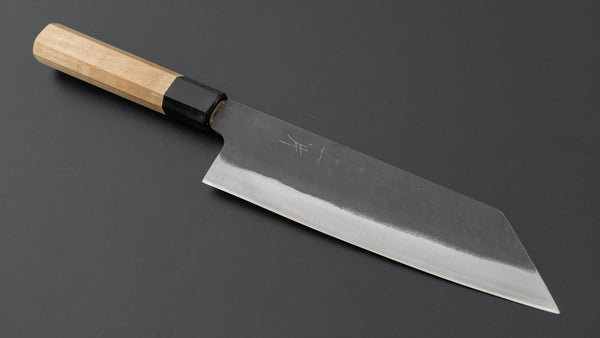 Hitohira Hizen Kurouchi Blue 1 Stainless Clad Bunka 190mm Ho Wood Handle - Tetogi