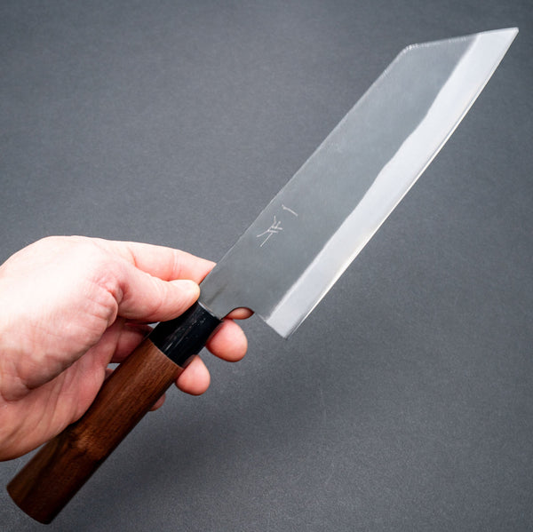 Hitohira Hizen Kurouchi White 2 Bunka 190mm Walnut Handle - Tetogi