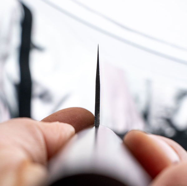 Hitohira Hizen Kurouchi White 2 Bunka 190mm Walnut Handle - Tetogi