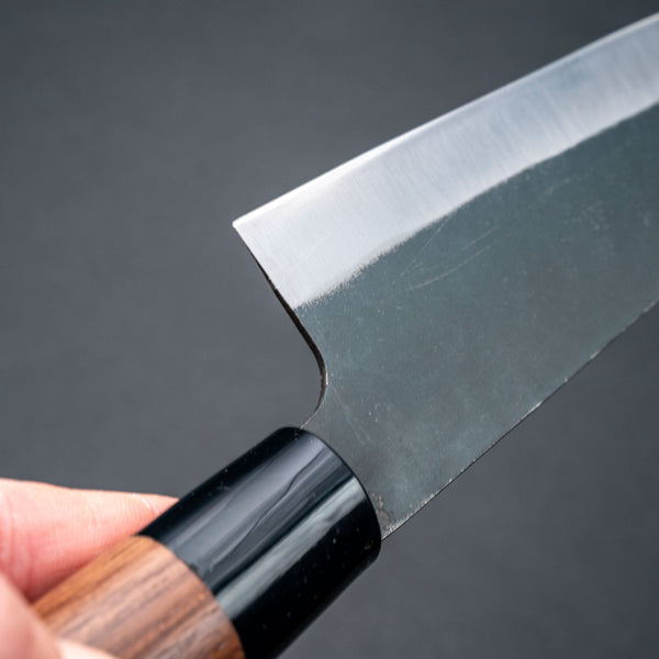 Hitohira Hizen Kurouchi White 2 Bunka 190mm Walnut Handle - Tetogi
