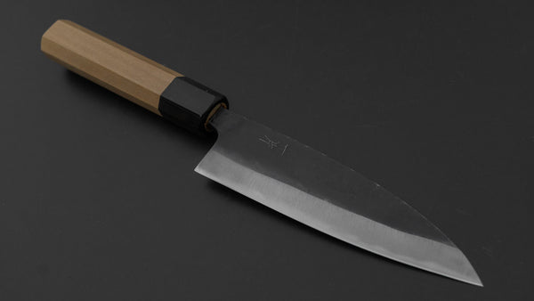 Hitohira Hizen Kurouchi White 2 Butchering 145mm Ho Wood Handle - Tetogi