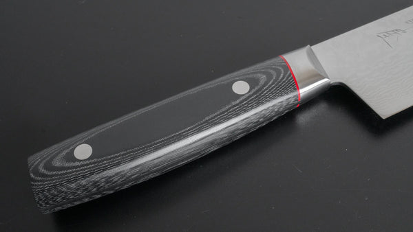 Hitohira Imojiya KT VG - 10 Santoku Micarta Handle - Tetogi