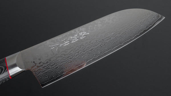 Hitohira Imojiya KT VG - 10 Santoku Micarta Handle - Tetogi