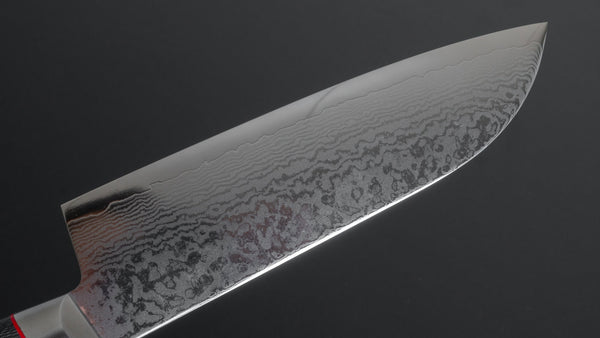 Hitohira Imojiya KT VG - 10 Santoku Micarta Handle - Tetogi