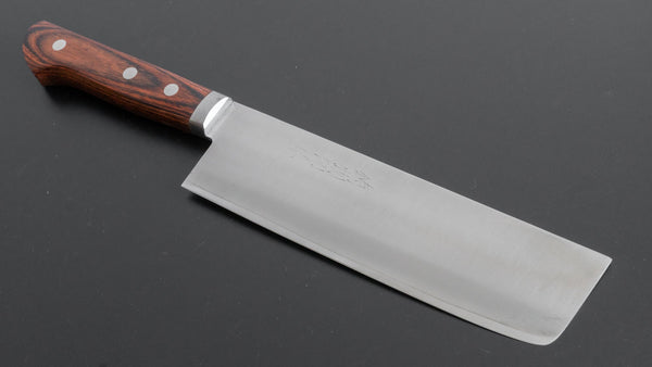 Hitohira Imojiya MZ VG - 1 Nakiri 165mm Imitation Mahogany Handle - Tetogi