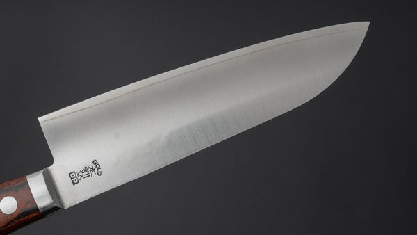 Hitohira Imojiya MZ VG - 1 Santoku 145mm Imitation Mahogany Handle (2 Pins) - Tetogi