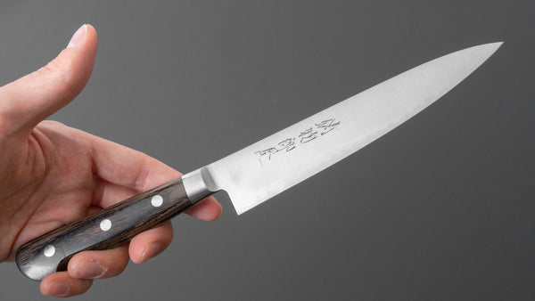 Hitohira Imojiya ST SG2 Petty 120mm Brown Pakka Handle - Tetogi