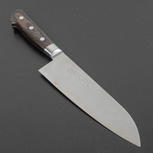 Hitohira Imojiya ST SG2 Santoku 180mm Brown Pakka Handle - Tetogi