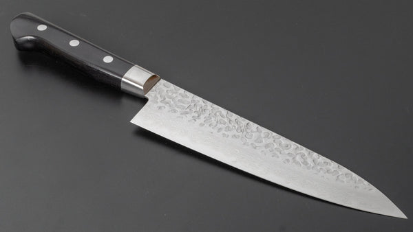 Hitohira Imojiya ST Tsuchime Damascus Gyuto 180mm Pakka Handle (Yo) - Tetogi