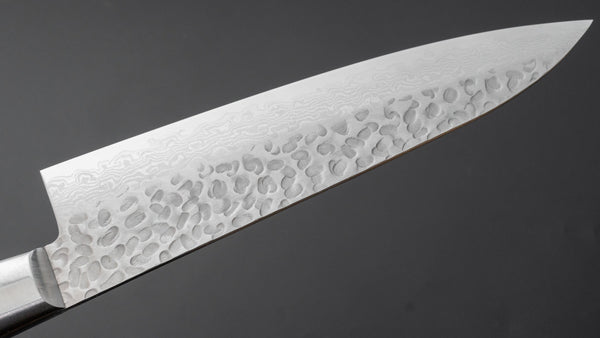 Hitohira Imojiya ST Tsuchime Damascus Gyuto 180mm Pakka Handle (Yo) - Tetogi