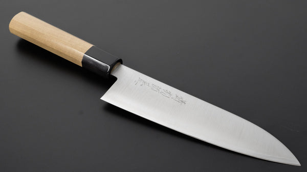 Hitohira Imojiya TH Blue Super Santoku Ho Wood Handle - Tetogi