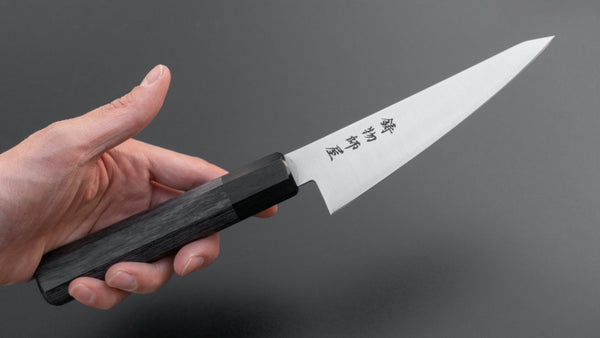 Hitohira Imojiya TH Stainless Honesuki Kaku 150mm Pakka Handle (Wa) - Tetogi