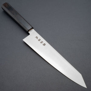 Hitohira Imojiya TH Stainless Kiritsuke Gyuto 210mm Ebony Handle (Wa) - Tetogi
