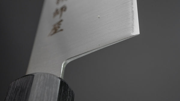 Hitohira Imojiya TH Stainless Nakiri 160mm Pakka Handle (Wa) - Tetogi