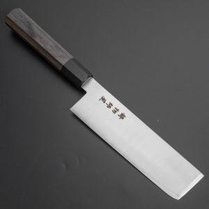 Hitohira Imojiya TH Stainless Nakiri 160mm Pakka Handle (Wa) - Tetogi