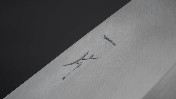 Hitohira Kikuchiyo Manzo Blue 2 Deba 180mm Ho Wood Handle (Saya) - Tetogi