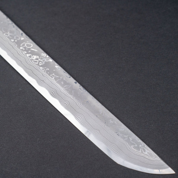 Hitohira Kikuchiyo Mosuke Kikko Blue 1 Yanagi Sakimaru 300mm Ziricote Handle (Saya) (Discounted) - Tetogi