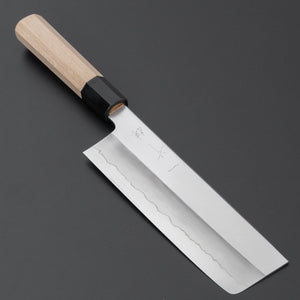 Hitohira Kikuchiyo Ren Silver #3 Nakiri 180mm Ho Wood Handle Product vendor