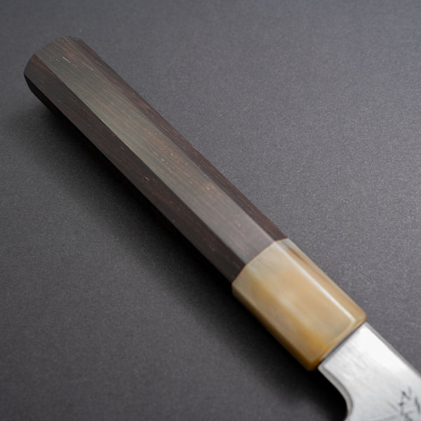 Hitohira Kikuchiyo Ren White #2 Gyuto 240mm Ebony Handle - Tetogi