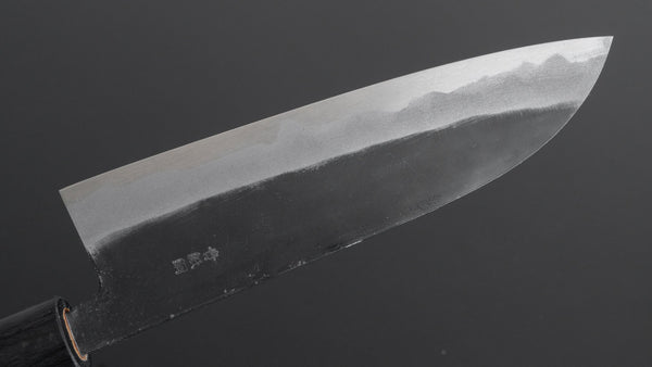 Hitohira MS Kurouchi Blue 2 Santoku 165mm Wood Handle - Tetogi