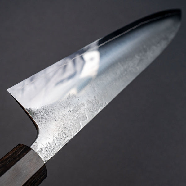Hitohira Nihei SLD Nashiji Migaki Gyuto 240mm Chestnut Handle - Tetogi