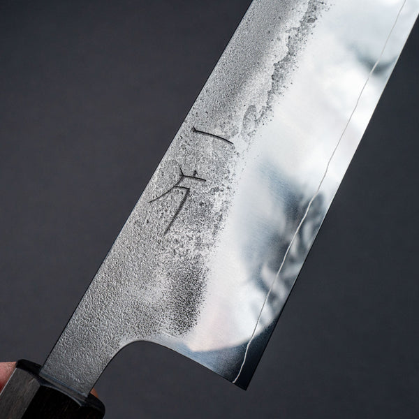 Hitohira Nihei SLD Nashiji Migaki Gyuto 240mm Chestnut Handle - Tetogi