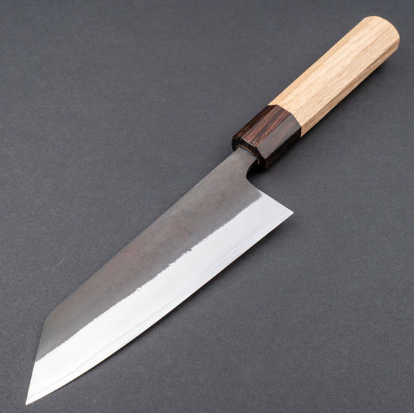 Hitohira Nihei White 2 Stainless Clad Kurouchi Bunka 165mm Chestnut Handle - Tetogi
