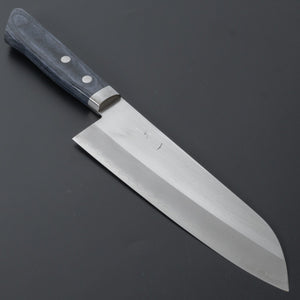 Hitohira NM Migaki Santoku 170mm Blue Pakka Handle - Tetogi
