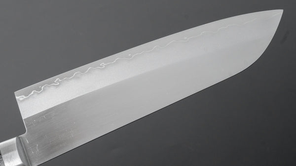 Hitohira NM Migaki Santoku 170mm Blue Pakka Handle - Tetogi