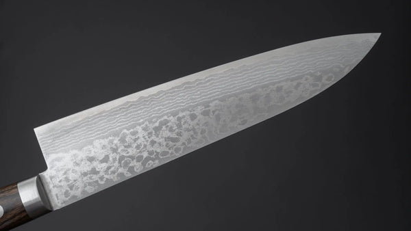 Hitohira NM V10 Damascus Gyuto 180mm Pakka Handle - Tetogi