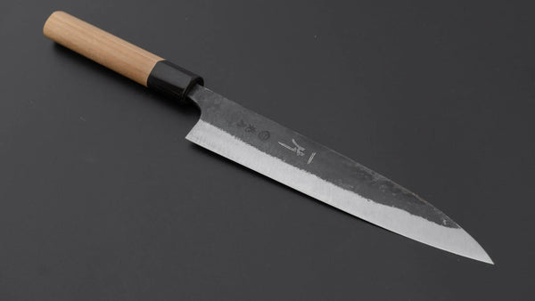 Hitohira Onihiro Blue 1 Petty 180mm Ho Wood Handle (D-Shape) - Tetogi