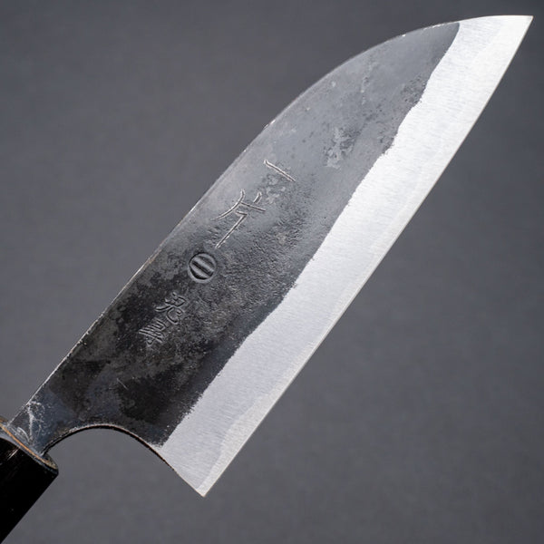 Hitohira Onihiro White 1 Santoku 120mm Ho Wood Handle (D - Shape) - Tetogi