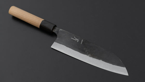 Hitohira Onihiro White 1 Santoku 150mm Ho Wood Handle (D - Shape) - Tetogi