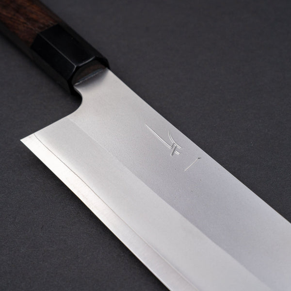 Hitohira Silver 3 Nashiji Gyuto 240mm Ebony Handle - Tetogi